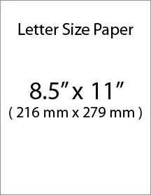 Letter-Sized Paper