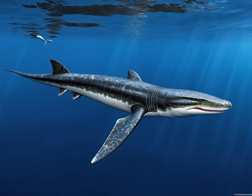 Prehistoric Liopleurodon Marine Reptile 30 feet long