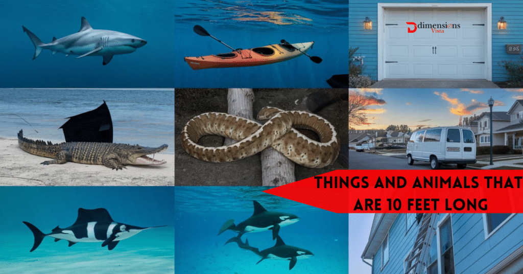 things and animals that are 10 feet long