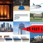 Things that are 25 feet long or tall