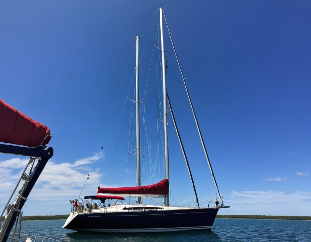 Typical Sailboat 30 feet long