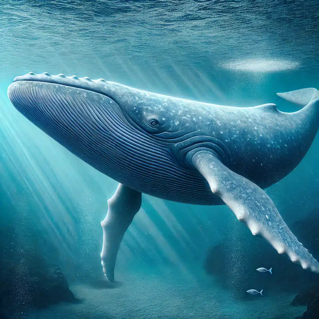 blue whale 80 feet