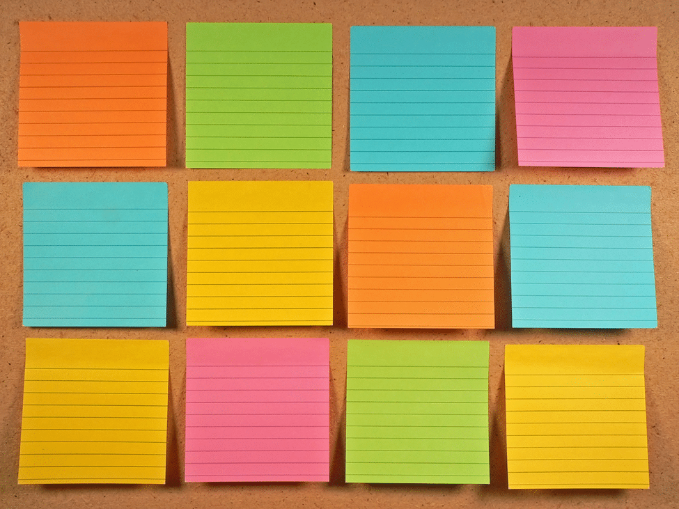 sticky notes 10 cm