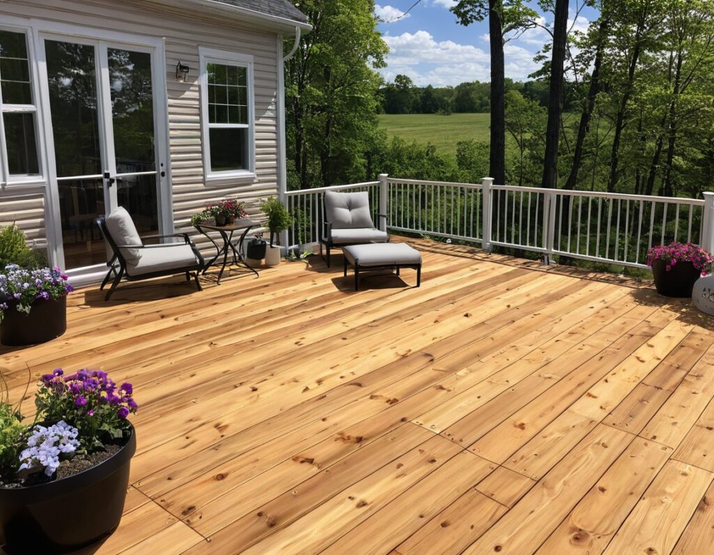 A 100 Square Foot Deck