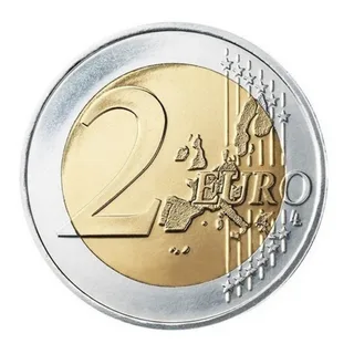 2 Euro Coin diameter 50mm