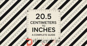 20.5 cm to inches