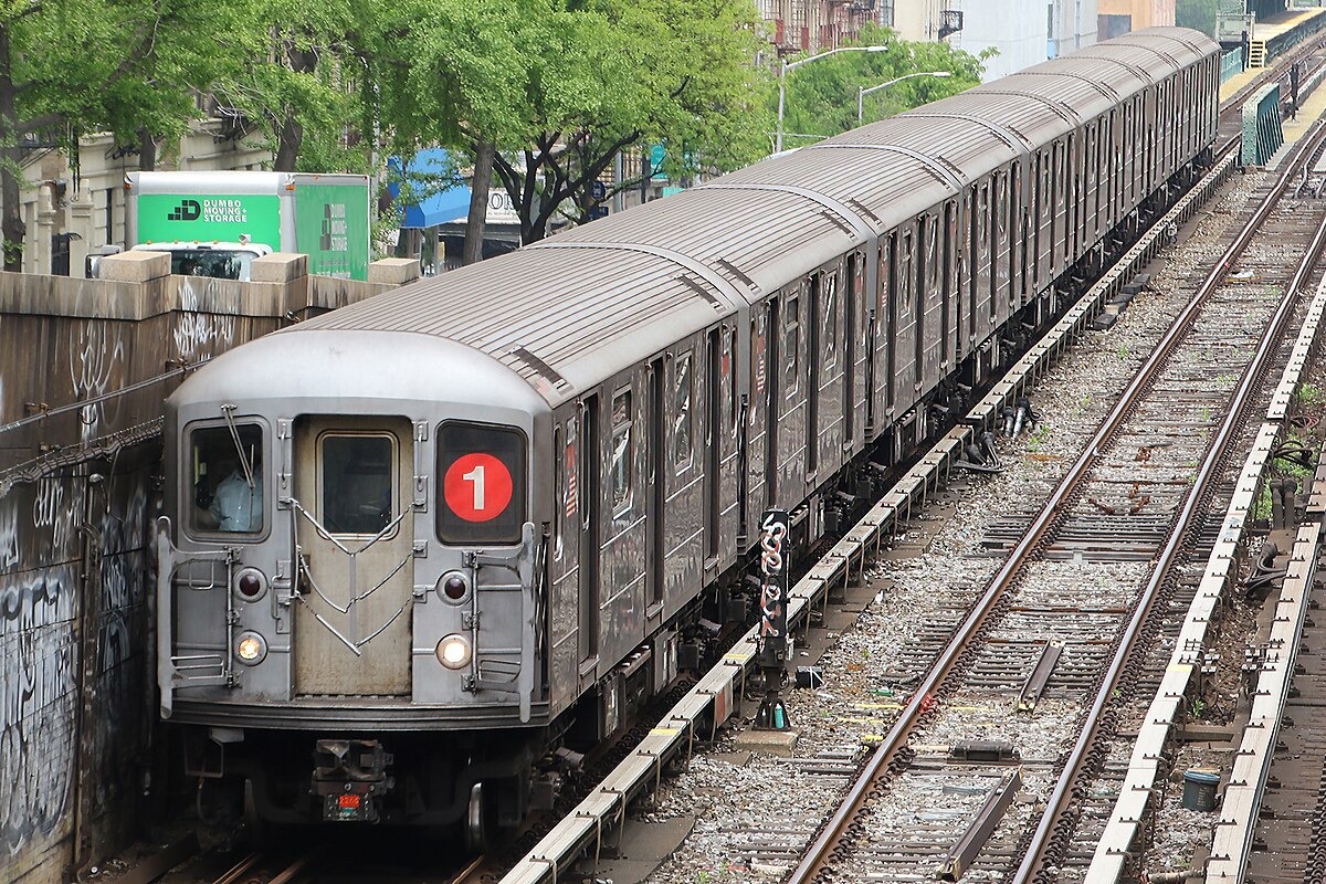 A Subway Train Car 82 feet