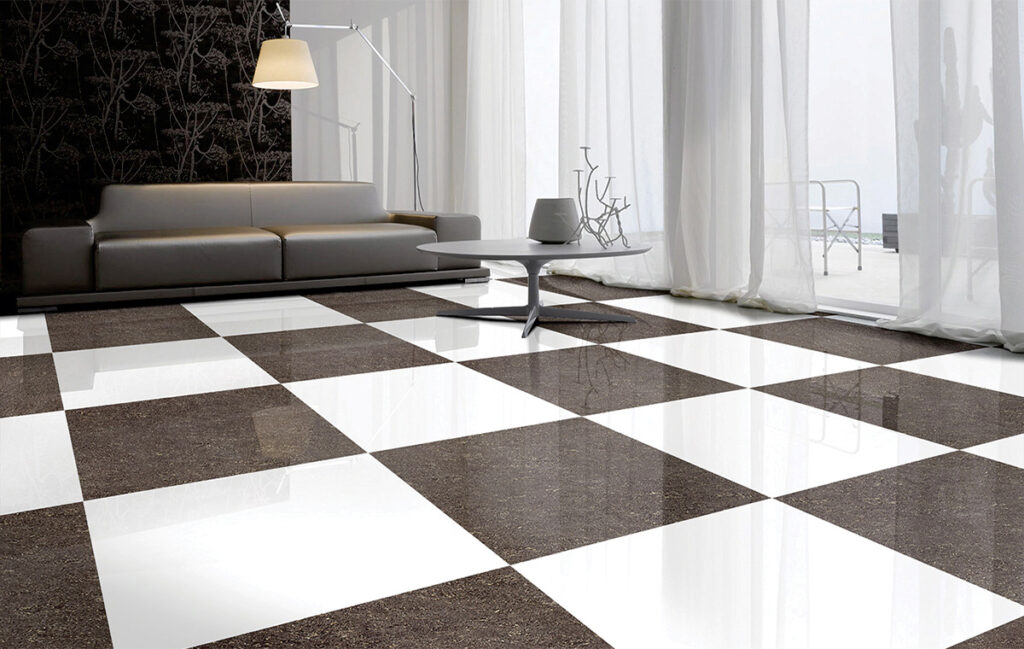 10 Standard Floor Tiles are equal to 10 square feet