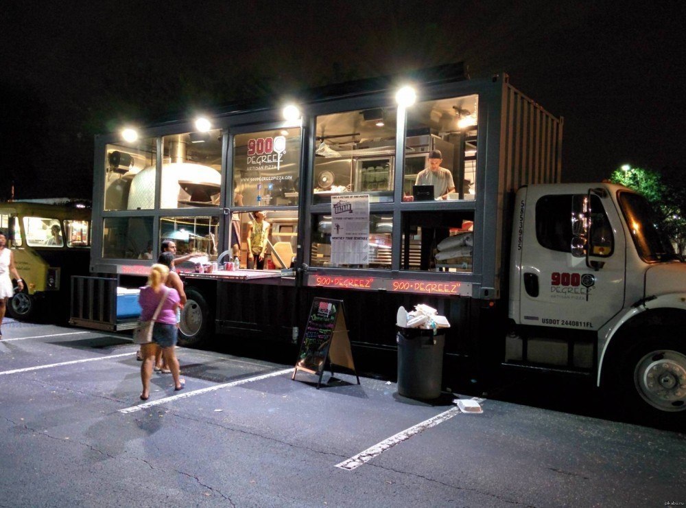 Food Truck Preparation and Serving Space 200 square feet