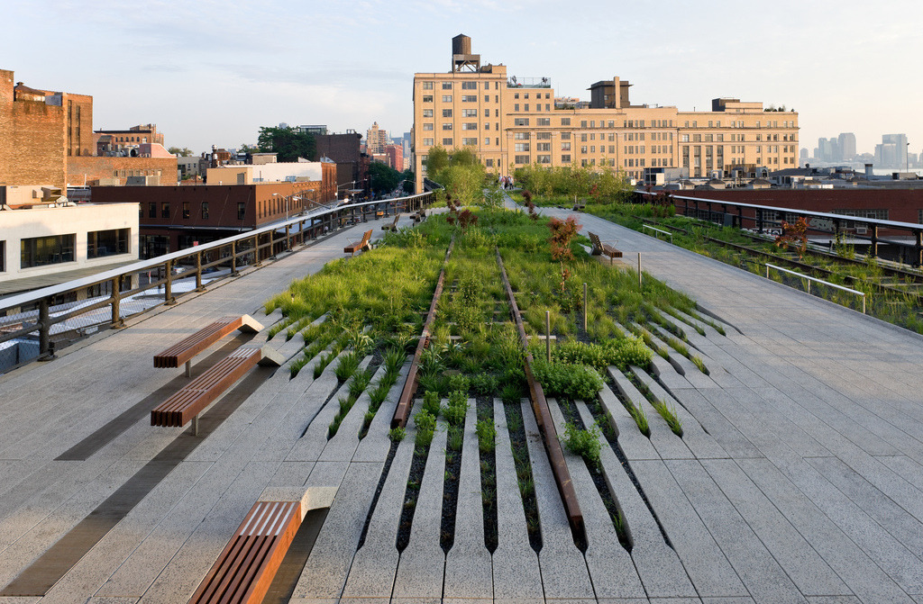 High Line walk e rounds for about 5km