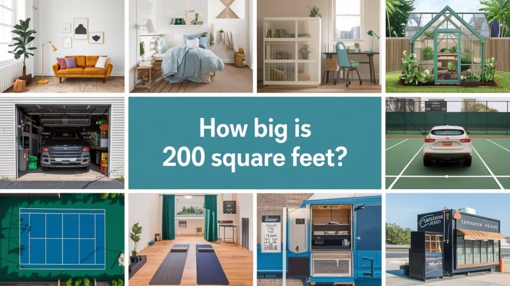 How Big is 200 Square Feet