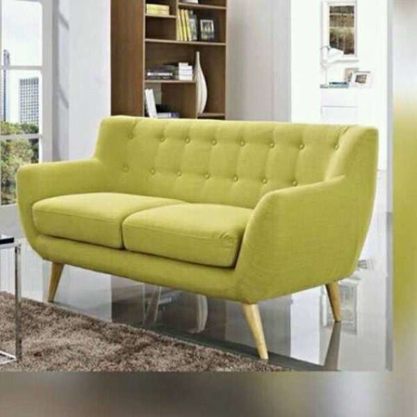 5 feet wide loveseat sofa in a living room