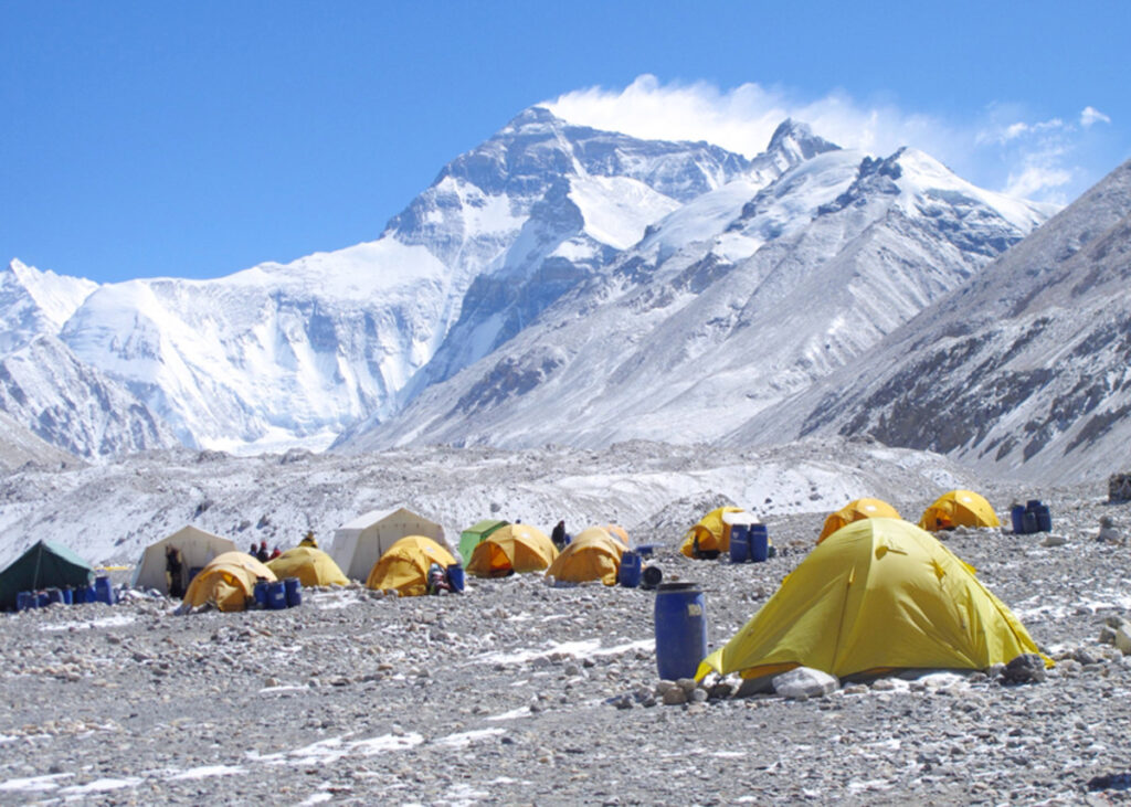 Mount Everest Base Camp is about 5 km