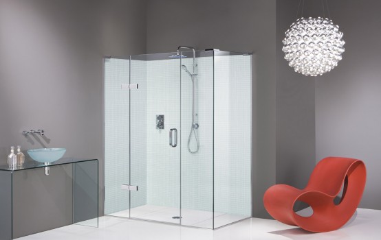 A Standard Shower Stall 10 square feet