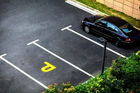 1/16th of a Standard Parking Space is 10 square feet